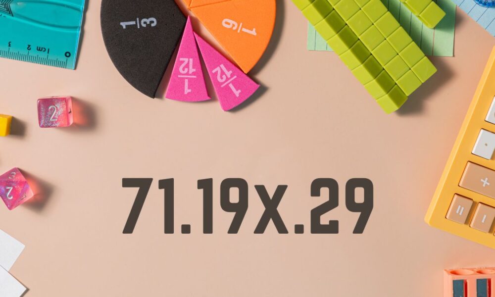 Exploring the Mathematical Magic Behind 71.19x.29